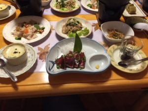 Una cena giapponese
